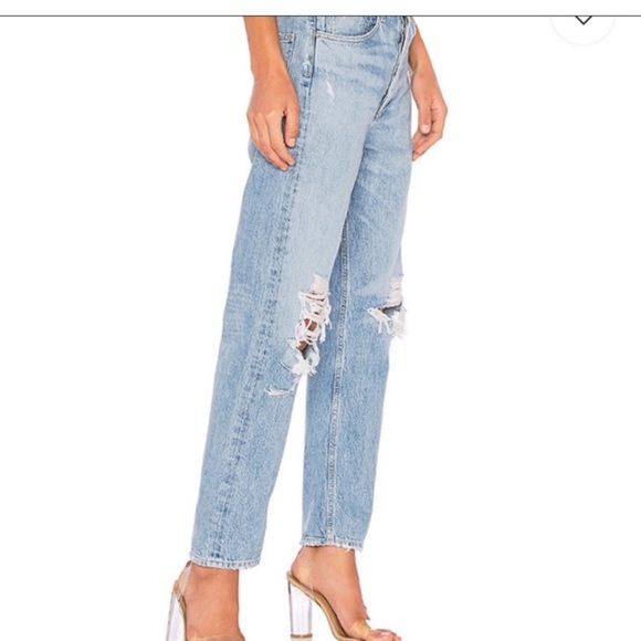 Agolde 90’s mid rise loose  Jean in fallout - Picture 7 of 12